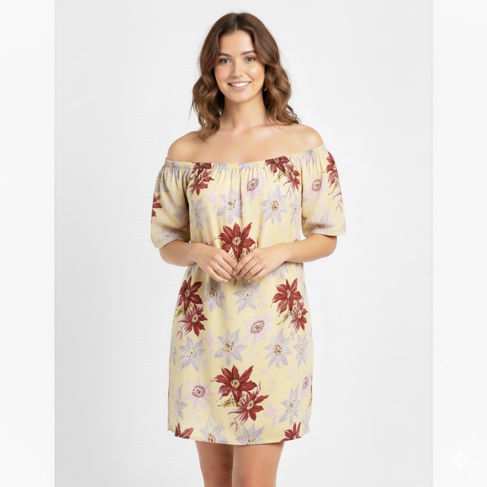 Anthropologie Otis & Maclain off shoulder Mini Dress